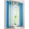 Gardinenbox Set di 2 tende decorative Modena con occhielli e fermatenda, 10000183, in poliestere, tonalità blu, altezza 245 x larghezza 140 cm, 2 pezzi