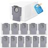 Pure Realm 12 sacchetti per aspirapolvere Roborock s8 MaxV Ultra/Saros 10R/Qrevo Pro/Q revo/Qrevo MaxV/Qrevo S/Qrevo master/S8Max Ultra Robot Aspirapolvere parti 3,0 l grande capacità