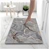 Ergocar Tappeti Bagno Super Assorbenti, Tappetino Da Cucina Antiscivolo, Resistente All'usura Morbido Tappetino da Bagno, per Bagno, Cucina, Camera da Letto(Pattern di Marmo)