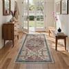 GENIMO Vintage Tappeto Salotto 80x150cm - Tappeto Passatoia Soggiorno Lavabile Antiscivolo, Resistente, Facile da Pulire, Boem Carpet Per Camera da Letto, Sala da Pranzo, Cucina - Rosso Persiano Retro