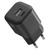 Cellularline - Caricabatteria Dual 12w, Usb-a / Usb-c, Nero-nero