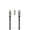 Hama - Cavo Antenna-nero/silver