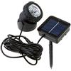 KINGCOO Luce Solare Subacquea per Laghetto,KINGCOO Impermeabili 6LED Lampade Sommergibili Proiettore Faretto Faretto Acquario Luce per Giardino Piscina Cortile Paesaggio Illuminazione Esterna (Bianco)
