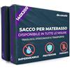 Dreamzie Coprimaterasso in Plastica Opaca 140x200 cm, Custodia Materasso per Trasloco, Stoccaggio e Trasporto con Cerniera (Spessore 30 cm), Resistente Agli Strappi, Set di 2