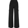 Urban Classics Ladies Baggy Light Terry Sweat Pants, Pantaloni Donna, Black,