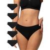 POMPEA 5 Paia Slip Donna in Morbida Microfibra, Mutande Donna Senza Cuciture Elasticizzate