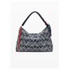 Desigual, borsa grande in denim a zig zag, Donna, Blu, U
