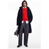 Desigual, Cappotto lungo imbottito, Poliammide, Nero, L
