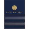 Perleberg Lifestyle Smiley - Biglietto di auguri di compleanno, 11,6 x 16,6 cm