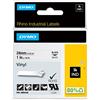 DYMO Rhino Etichette in vinile industriali | 24 mm x 5,5 m | Stampa nera su bianco | Autoadesive | per DYMO LabelManager e Rhino Label Makers