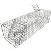 Home>it HOME It® Trappola a cattura viva per faine e piccoli mustelidi - 1 ingresso - 77 x 21 x 18 cm - foro 20 x 18 cm - sportello a caduta con lucchetto - metallo zincato - 1,6 kg