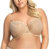 Gorsenia Reggiseno Non Imbottito Elegante con Pizzo K425 Casablanca, Beige Chiaro,7J