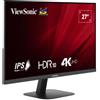 Viewsonic Monitor Led 27" ViewSonic VA2708-4K-HD Ultra HD 3840x2160p/4ms/classe F/Nero