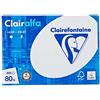 Clairefontaine Clairalfa 1910C 500 Fogli di Carta bianca Formato A5, 80 g per m2, Colore Bianco, 171 CIE