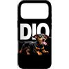 CHIAPPETTE SPAZIALI Custodia per iPhone 17 Pro Max SCRITTA DA DIO CON FOTO CANE BASSOTTO DIVERTENTE