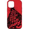 Star Wars Custodia per iPhone 14 Star Wars Molto Tempo Fa In Una Galassia Lontano, Rosso
