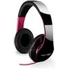 FANTEC SHP-250AJ-PK Cuffie Stereo On Ear (Headset On Ear, Cinturino Imbottito, Cuffie Imbottite e Traspiranti), Nero/Viola