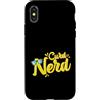 cheese milk curd milk product dairy Holl Custodia per iPhone X/XS Cheese Park Nerd