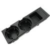 Bisenya 51168217953 Portabevande per la console centrale Portabevande doppio Portabevande portamonete Compatibile con 3er E46 316i 318d 318i 320d 320i 323i Nero