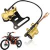 Anlseiod Pinza Freno Pastiglie Freno Kit Freno Idraulico Sistema Posteriore con Pastiglie Compatibile con Pit Dirt Bike 50cc 70cc 90cc 110cc 125cc 140cc 150cc 12mm