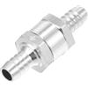 Hihaha Valvola di controllo del tubo del carburante/Valvola di non ritorno interna unidirezionale per sistemi di carburante/Lega di alluminio resistente 3/8 10mm OD / 1 pezzo