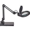 MAUL Lampada d'ingrandimento MAULviso LED 6.500 K Stand nero