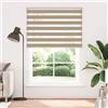 vidaXL Tenda a rullo doppia Marrone sabbia 155x200 cm Larghezza tessuto 150,9 cm Poliestere