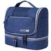 FORRICA Borsa da Toilette Borsa da Viaggio Uomo Donna Beauty Case da Viaggio Cosmetico Bag Con Gancio Da Appendere Portatile Impermeabile Cosmetici Organizer