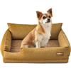 ClevaHome Divano Ortopedico per Cani Piccoli - Cuccia Imbottita con Rivestimento Lavabile, Base Antiscivolo e Bordi Rialzati per Maggiore Comfort e Sicurezza