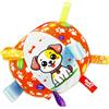 FANCY Pets Palla in Peluche con Sonaglio 13 cm - Palla Morbida - Giocattolo Antistress per Cani Piccoli e Cuccioli, Gioco in Peluche per Cani