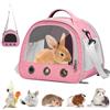 PORFOYO Trasportino per animali domestici di piccola taglia, borsa da trasporto per piccoli animali domestici, borsa da trasporto per gatti e cani, borsa per il trasporto con rete antigraffio, borsa
