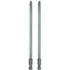 QUARKZMAN 2Pz #2 Punta Cacciavite Phillips PH2 1/4 Gambo Esagonale 6 (150mm) Lunga 0.2 Punta Magnetica a Croce Acciaio S2 Industriale per Cacciavite per Utensili Elettrici, Blu