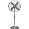 Vinco Ventilatore a Piantana Metallo Cromato 4 Pale D.50cm 3 Velocita' 90W 70719