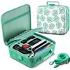TNP Products TNP - Custodia per trasporto portatile 2 in 1 per Switch New Horizon Animal Leaf Crossing, custodia rigida in materiale EVA per viaggiatori Deluxe, controller Joy-Con, titolari di carte da gioco