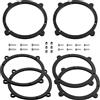Aerzetix - Set di 2 adattatori per altoparlanti Ø130 mm | compatibile con Audi A3 8L
