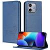 XINYEXIN Custodia in Pelle per Honor 600 Lite | Blu, Cover a Libro, Portafoglio, Blocco RFID, Slot per Carte, Chiusura Magnetica, Supporto, Antiurto
