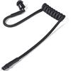 UAYESOK Tubo acustico di ricambio in nylon per radio bidirezionale, auricolare Motorola Kenwood Baofeng Walkie Talkie (nero) (1 pz)