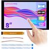 Waveshare 8inch DSI Capacitive Touch Display, Compatible with Raspberry Pi 5/4B/3B/CM3/3+/4, 800×1280, IPS Panel, Optical Bonding Toughened Glass Panel, 10-Point Touch