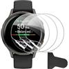 FDHYFGDY 3 pezzi Pellicola Protettiva per Garmin Venu 4 41mm/Garmin Venu 3s 41mm, Vetro Temperato HD [resistente ai graffi + copertura completa], Compatibile con Garmin Venu 4 Anti-bolla