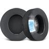 SOULWIT Cuscinetti Auricolari in Gel Rinfrescante Ricambio per Philips Fidelio X2HR/X3/X2/X1S Cuffie, Padiglioni in Tessuto Ice Silk, Schiuma Ad Alta Densità - Nero