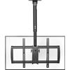 XINLEI Supporto TV a Soffitto per Display LCD LED Plasma 37-75 Pollici, Girevole e Inclinabile, Altezza Regolabile, VESA Max 600x400 mm, Portata 50 kg MC61A