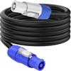 XMSJSIY PowerCon Cavo di Alimentazione 14 AWG 3 pin AC PowerCon Ingresso a Output Cavo di Estensione di Potenza per Cavo Cavo di Estensione per Schermo LED Fascio Luce Movimento del Raggio Luce, Podio