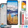 YHX-OU 6.43 Nero+Telaio TFT Display per Xiaomi Redmi Note 10 M2101K7AI Redmi Note 10s M2101K7AG LCD Schermo Touch Screen Digitizer Assemblea E Strumenti di Installazione+1 Pezzo Vetro temperato