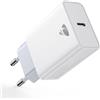 Aioneus Caricatore USB C, Presa USB C 20W Ricarica Rapido, Spina Tipo C Alimentatore PD Adattatore da Muro Caricabatterie Veloce per iPhone 17 16 15 14, Type C Caricabatterie per Samsung Galaxy S23 S24 S22