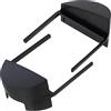 AERZETIX - C21442 - Mascherina telaio adattatore 1 DIN per autoradio - copertura in plastica - colore nero - compatibile con VW New Beetle 1997-2010