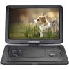 YOOHOO Lettore DVD portatile 19,6 per auto e bambini con HD Grande schermo 17,1, grande formato compatibile con tutte le regioni, più regioni, lettore DVD automatico per bambini