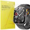 Blueshaweu Pellicola protettiva compatibile con TAOPON Smartwatch 1,97 MT500, HD trasparente, pellicola protettiva flessibile in TPU [6 pezzi] compatibile con TAOPON/Marsyu/Lgnitek MT500 Smartwatch