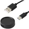 Anrbb Cavo di ricarica USB C 2 in 1, compatibile con smartwatch Active 2, cavo di ricarica magnetico da 100 cm, ricarica di ricambio con connettore di tipo C, caricatore rapido, connettore convertitore di