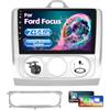 Inefala 2+64GB Radio per Ford Focus Mk2 Mk3 Exi MT 2 3 2004-2011 Android Soporta Wireless CarPlay Android Auto, 9 Pollici Schermo per Auto con Bluetooth FM RDS WIFI GPS Telecamera Posteriore