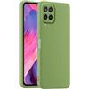 HULLIN Custodia per Telefono in Silicone Colorato, Adatta per Samsung Galaxy A12 / M12 / A12 Nacho (6.5) - Verde Matcha